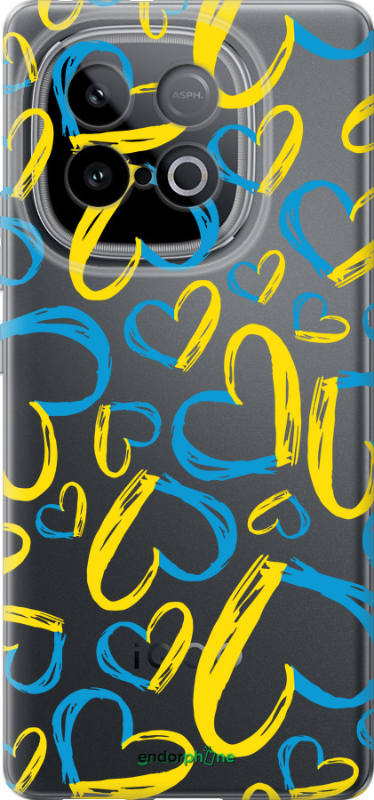 Силиконовый чехол Сердца UA для Vivo IQOO Neo 10 5G - 5292u-3920 изображение 