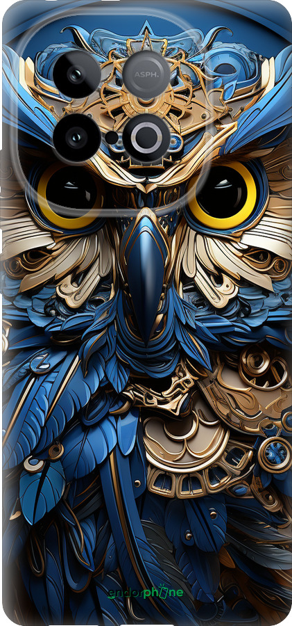 Силиконовый чехол Сова v2 для Vivo Y300 GT 5G - 5649u-4151 изображение 