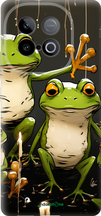 Силиконовый чехол Жабки 2 для Vivo Y300 GT 5G - 5657u-4151 изображение 