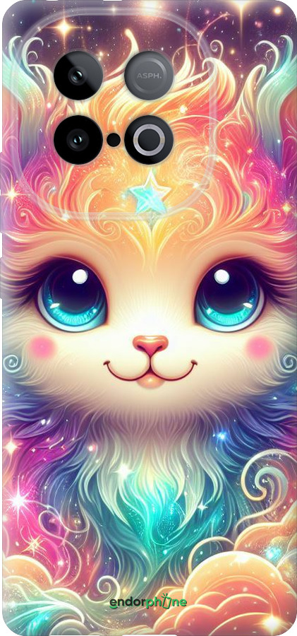 Силиконовый чехол Сказочный котенок для Vivo Y300 GT 5G - 5813u-4151 изображение 