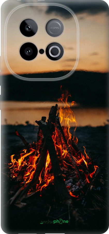 Силиконовый чехол Огонь для Vivo Y300 GT 5G - 6021u-4151 изображение 