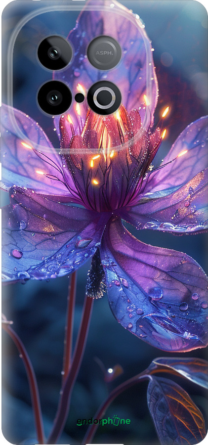 Силіконовий чехол Магічна квітка для Vivo Y300 GT 5G - 6038u-4151 изображение 