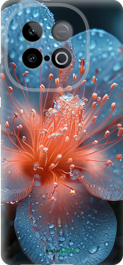 Силиконовый чехол Роса на цветке для Vivo IQOO Neo 10 5G - 6039u-3920 изображение 