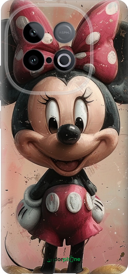 Силиконовый чехол Minnie Mouse для Vivo iQOO Z10 Turbo - 6054u-4150 изображение 