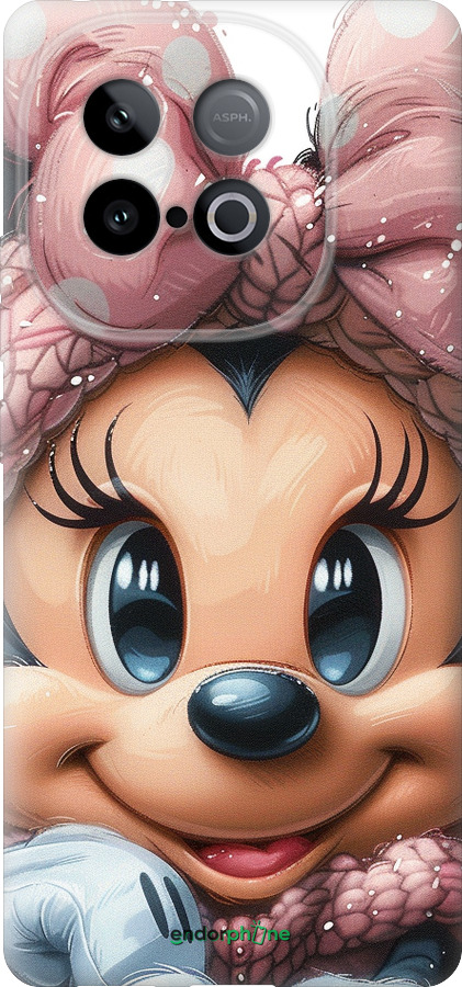 Силиконовый чехол Минни Маус с бантиком для Vivo Y300 GT 5G - 6055u-4151 изображение 