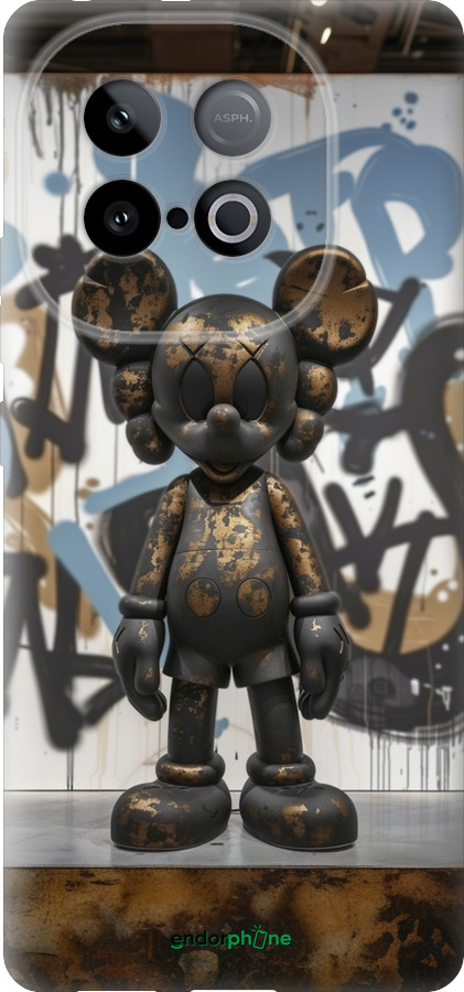 Силиконовый чехол Bronze kaws v2 для Vivo Y300 GT 5G - 6098u-4151 изображение 