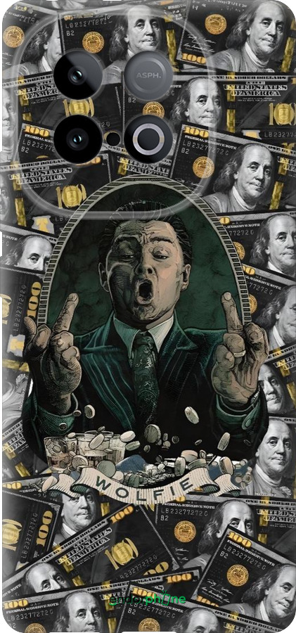 Силиконовый чехол Волк с валл стрит для Vivo Y300 GT 5G - 6287u-4151 изображение 