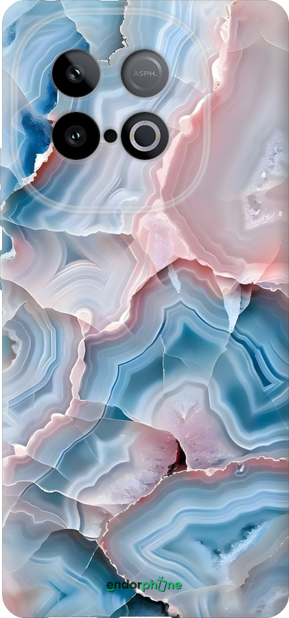 Силиконовый чехол Мрамор для Vivo iQOO Z10 Turbo - 6306u-4150 изображение 