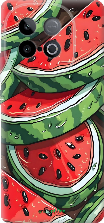 Силиконовый чехол Арбуз для Vivo IQOO Neo 10 5G - 6315u-3920 изображение 