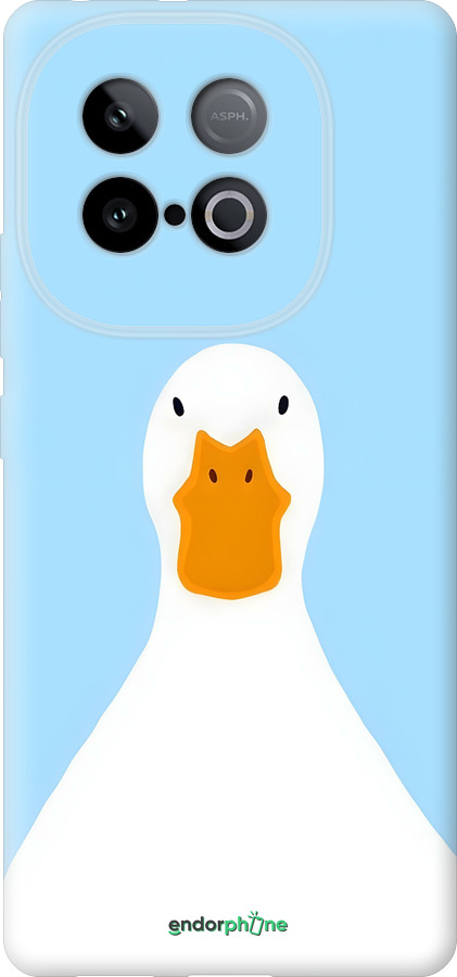 Силиконовый чехол Гусь для Vivo IQOO Neo 10 5G - 6350u-3920 изображение 