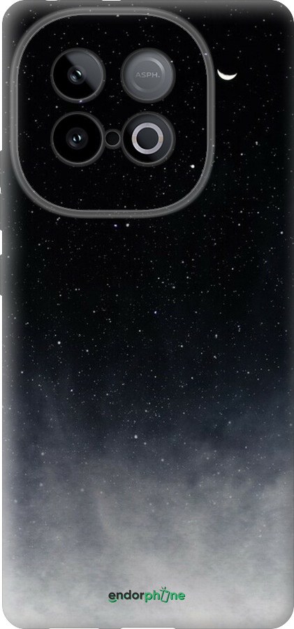 Силіконовий чехол Голубые облака, Голубая луна для Vivo iQOO Z10 Turbo - 6396u-4150 изображение 