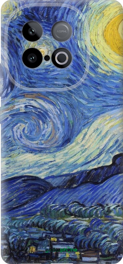Силіконовий чехол «Зоряна ніч» Вінсента Ван Гога для Vivo iQOO Z10 Turbo - 6433u-4150 изображение 