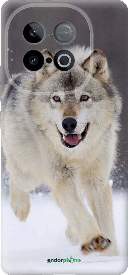 Силиконовый чехол Бегущий волк для Vivo Y300 GT 5G - 826u-4151 изображение 