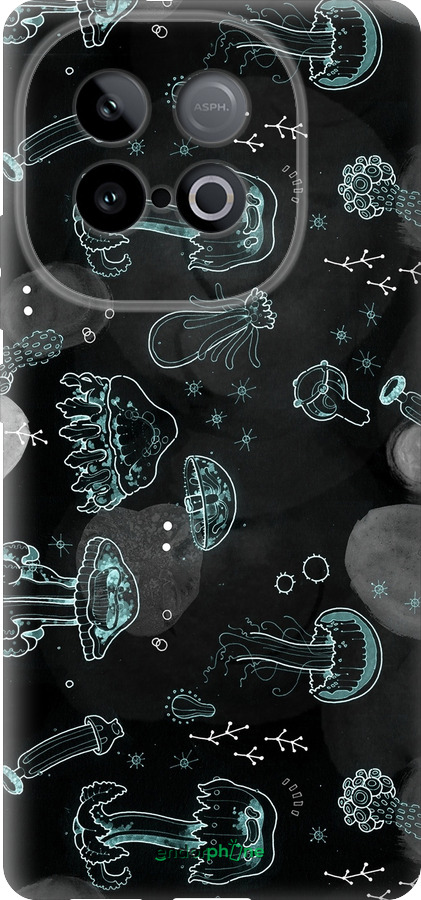 Силиконовый чехол Медузы для Vivo iQOO Z10 Turbo - 906u-4150 изображение 