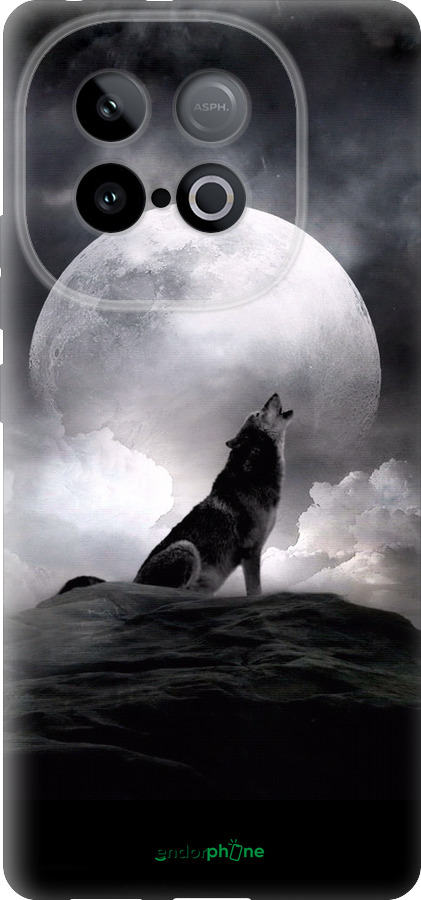 Силиконовый чехол Воющий волк для Vivo Y300 GT 5G - 934u-4151 изображение 