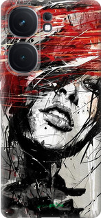 Силиконовый чехол Лицо девушки для Vivo iQOO Neo9 - 1162u-3631 изображение 