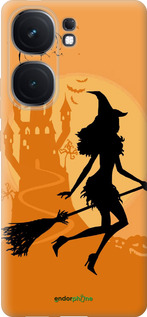Силиконовый чехол Ведьма на метле для Vivo iQOO Neo9 - 1184u-3631 изображение 