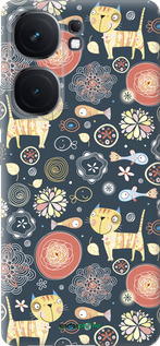 Силиконовый чехол Котята v4 для Vivo iQOO Neo9 - 1224u-3631 изображение 