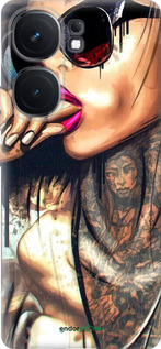 Силіконовий чехол Дівчина в тату для Vivo iQOO Neo9 - 4001u-3631 изображение 