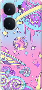 Силиконовый чехол Розовая галактика для Vivo iQOO Neo9 - 4146u-3631 изображение 