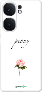 Силиконовый чехол Пион для Vivo iQOO Neo9 - 4366u-3631 изображение 