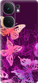 Силиконовый чехол Бабочки v2 для Vivo iQOO Neo9 - 5475u-3631 изображение 