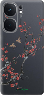 Силиконовый чехол Сакура v2 для Vivo iQOO Neo9 - 5538u-3631 изображение 