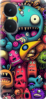 Силіконовий чехол Смішні монстри для Vivo iQOO Neo9 - 5549u-3631 изображение 