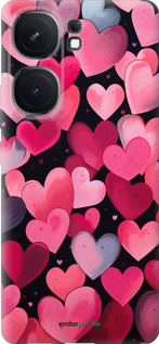 Силиконовый чехол Сердечки 4 для Vivo iQOO Neo9 - 5662u-3631 изображение 