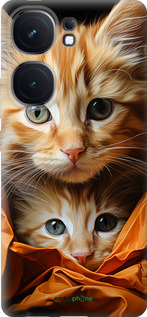 Силиконовый чехол Котики 2 для Vivo iQOO Neo9 - 5664u-3631 изображение 