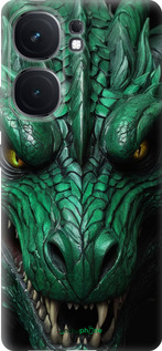 Силиконовый чехол Зелёный дракон v2 для Vivo iQOO Neo9 - 5817u-3631 изображение 