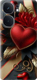 Силиконовый чехол Сердечки v2 для Vivo iQOO Neo9 - 5832u-3631 изображение 