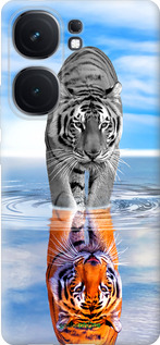 Силиконовый чехол Тигр для Vivo iQOO Neo9 - 6016u-3631 изображение 