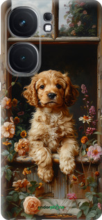 Силиконовый чехол Щенок cocker spaniel для Vivo iQOO Neo9 - 6136u-3631 изображение 