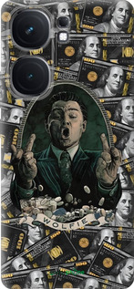 Силиконовый чехол Волк с валл стрит для Vivo iQOO Neo9 - 6287u-3631 изображение 