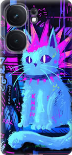 Силиконовый чехол Кот панк для Vivo iQOO Neo9 - 6311u-3631 изображение 