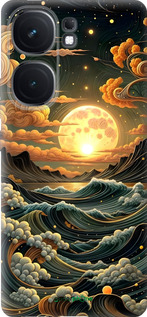 Силиконовый чехол Арт волны для Vivo iQOO Neo9 - 6332u-3631 изображение 