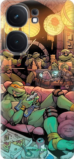Силиконовый чехол Черепашки нинзя для Vivo iQOO Neo9 - 6346u-3631 изображение 