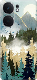 Силіконовий чехол Із зображенням лісового пейзажу для Vivo iQOO Neo9 - 6548u-3631 изображение 