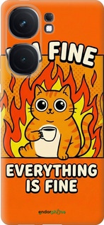 Силиконовый чехол Funny Cat для Vivo iQOO Neo9 - 6786u-3631 изображение 