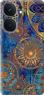 Силіконовий чехол Золотий візерунок для Vivo iQOO Neo9 - 678u-3631 изображение 