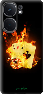 Силиконовый чехол Горящие карты для Vivo iQOO Neo9 - 839u-3631 изображение 