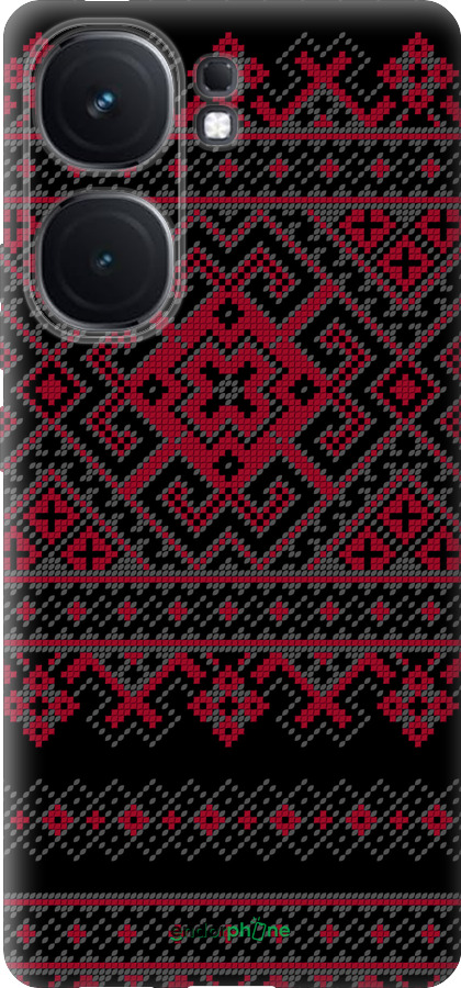 Силіконовий чехол Вишиванка 52 для Vivo iQOO Neo9 - 1763u-3631 изображение 