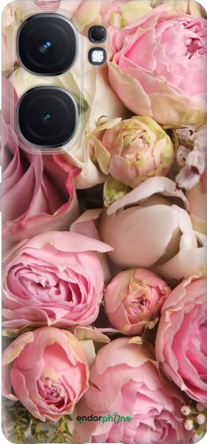 Силиконовый чехол Розы v2 для Vivo iQOO Neo9 - 2320u-3631 изображение 