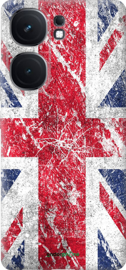 Силиконовый чехол Флаг Великобритании 1 для Vivo iQOO Neo9 - 386u-3631 изображение 