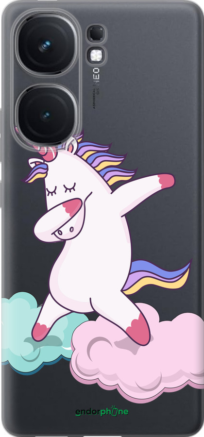 Силіконовий чехол Єдиноріг для Vivo iQOO Neo9 - 4702u-3631 изображение 