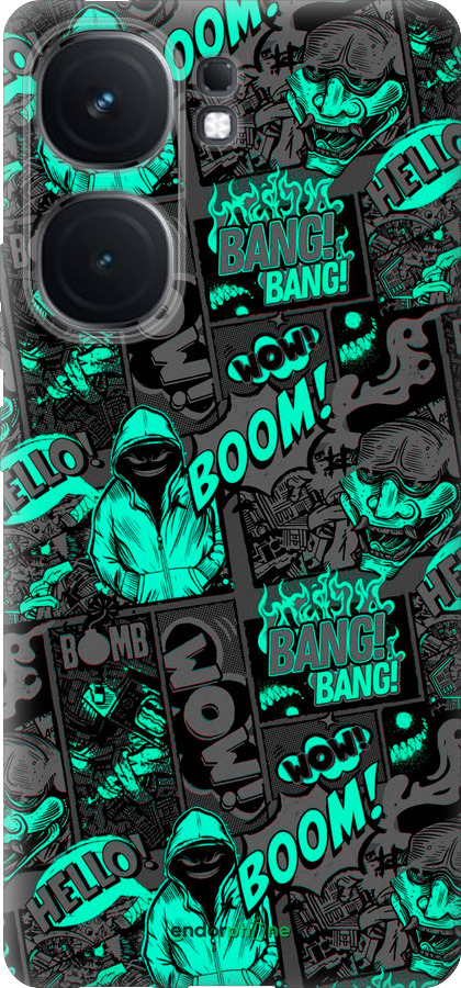 Силиконовый чехол № 5331 для Vivo iQOO Neo9 - 5331u-3631 изображение 