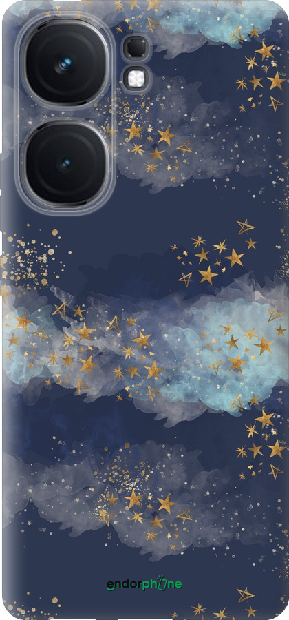 Силиконовый чехол Ночь золотые звезды для Vivo iQOO Neo9 - 5421u-3631 изображение 