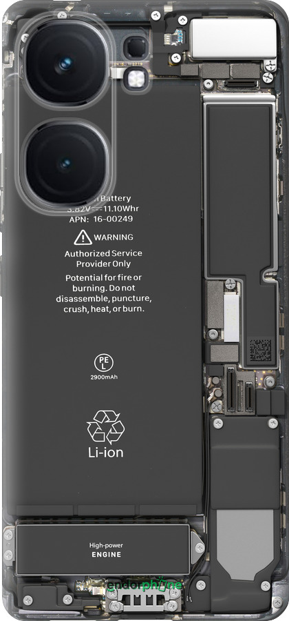 Силиконовый чехол Детали смартфона для Vivo iQOO Neo9 - 5487u-3631 изображение 