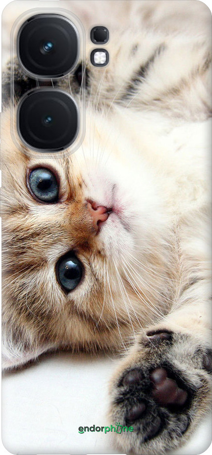 Силиконовый чехол Котик для Vivo iQOO Neo9 - 6024u-3631 изображение 